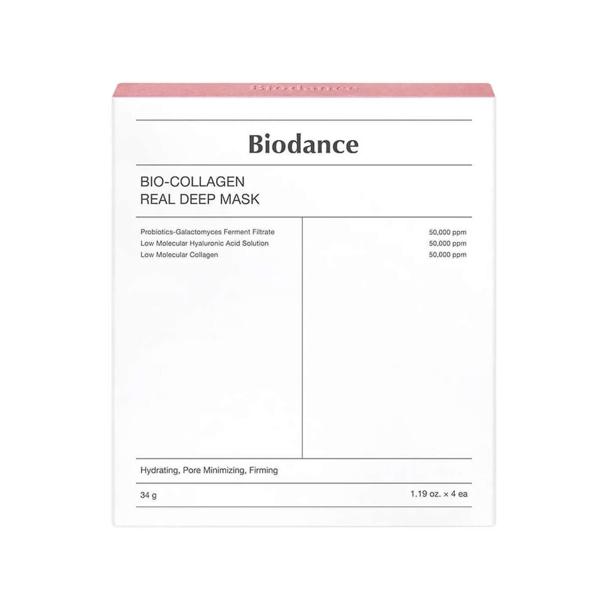 Biodance Bio Collagen Real Deep Mask - Pink (1PC/4PCS)