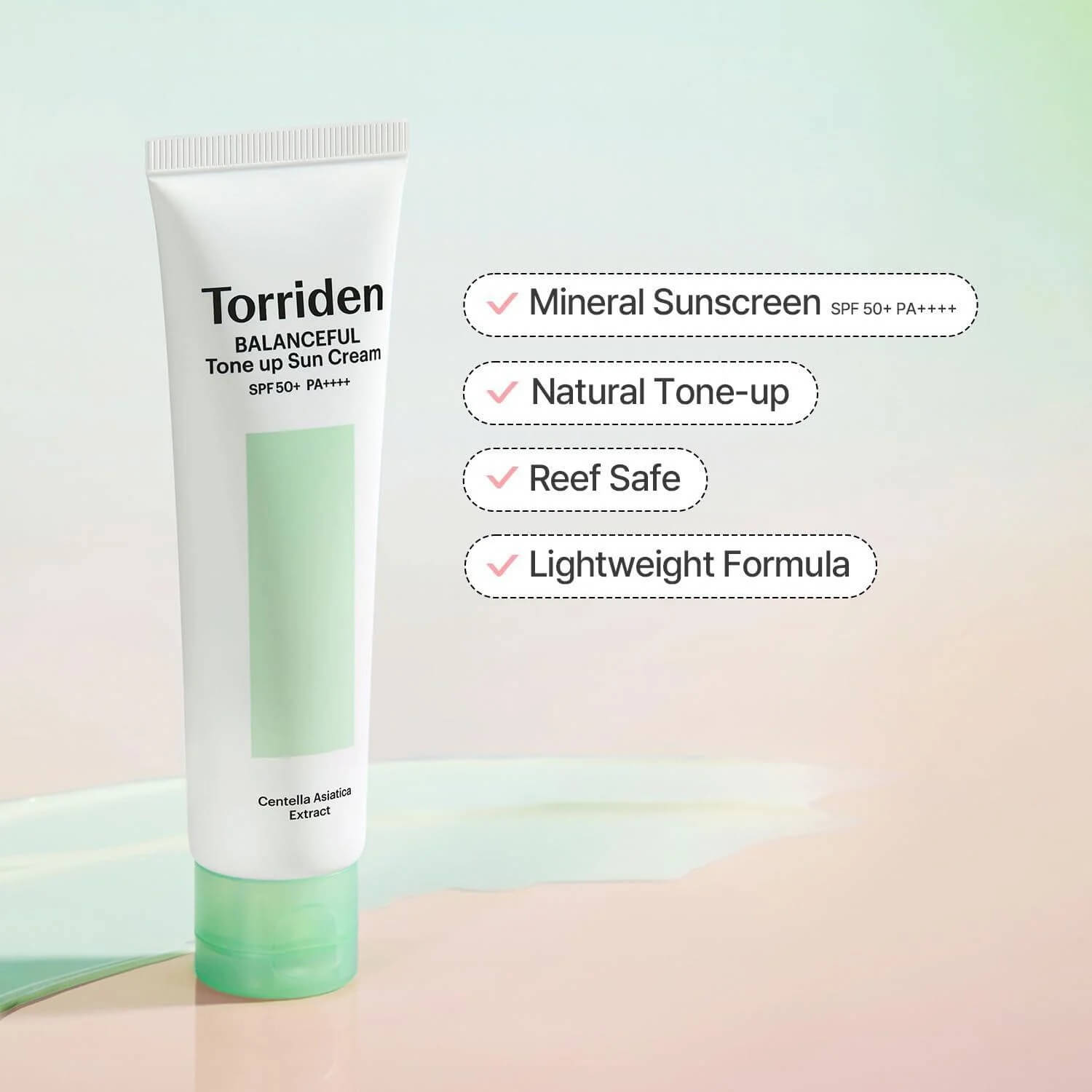 TORRIDEN Balanceful Cica Tone Up Sun Cream (60ml)