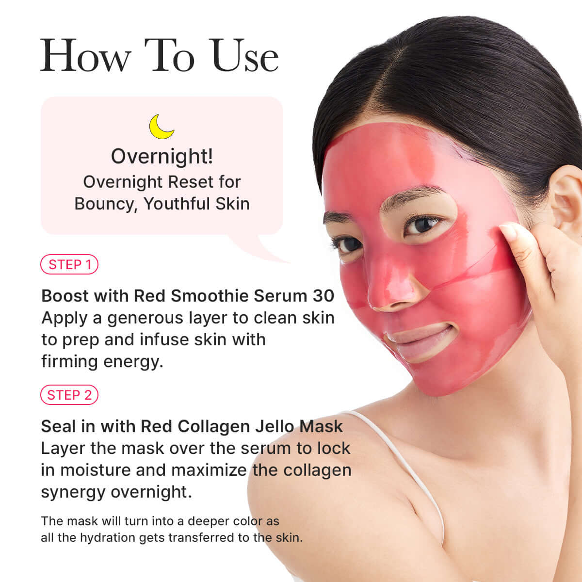 ARENCIA Red Collagen Jello Mask (1PC/4PCs)