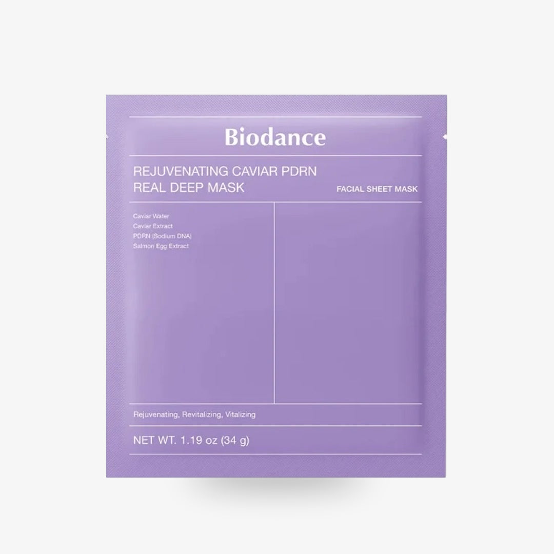 BIODANCE Rejuvenating Caviar PDRN Real Deep Mask (1PC/4PCs)