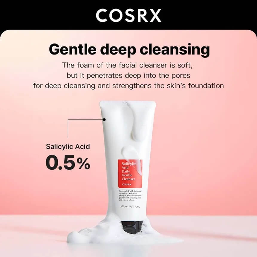 COSRX Salicylic Acid Daily Gentle Cleanser (150ml)