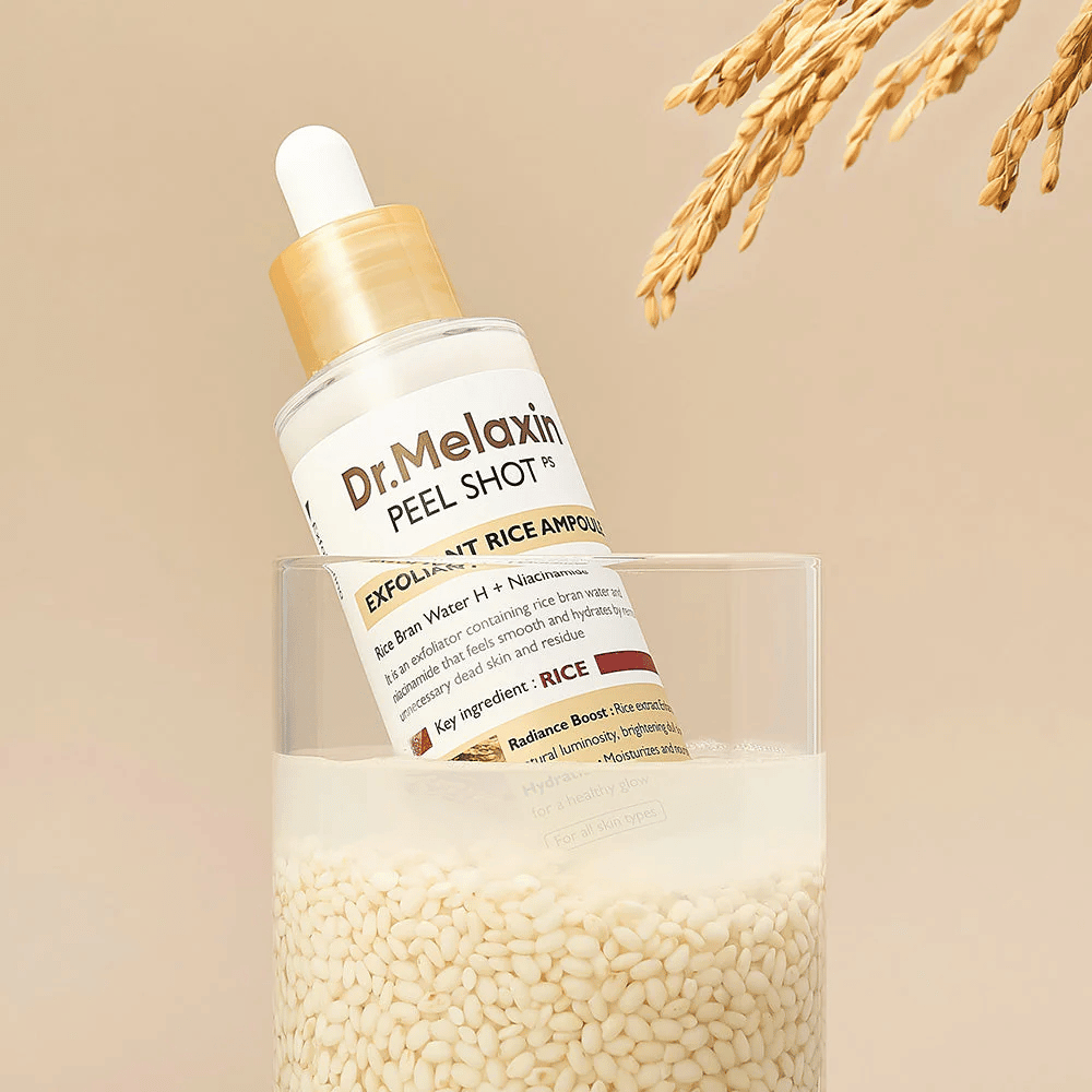 DR.MELAXIN Peel Shot Exfoliating White Rice Ampoule (80ml)