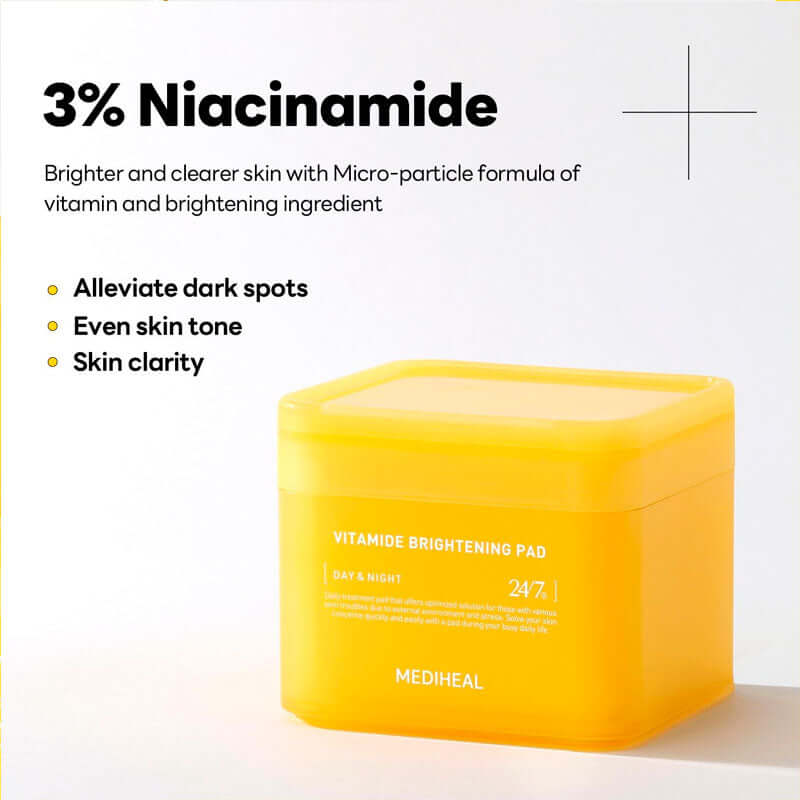 MEDIHEAL Vitamide Brightening Pad 180ml/100pads