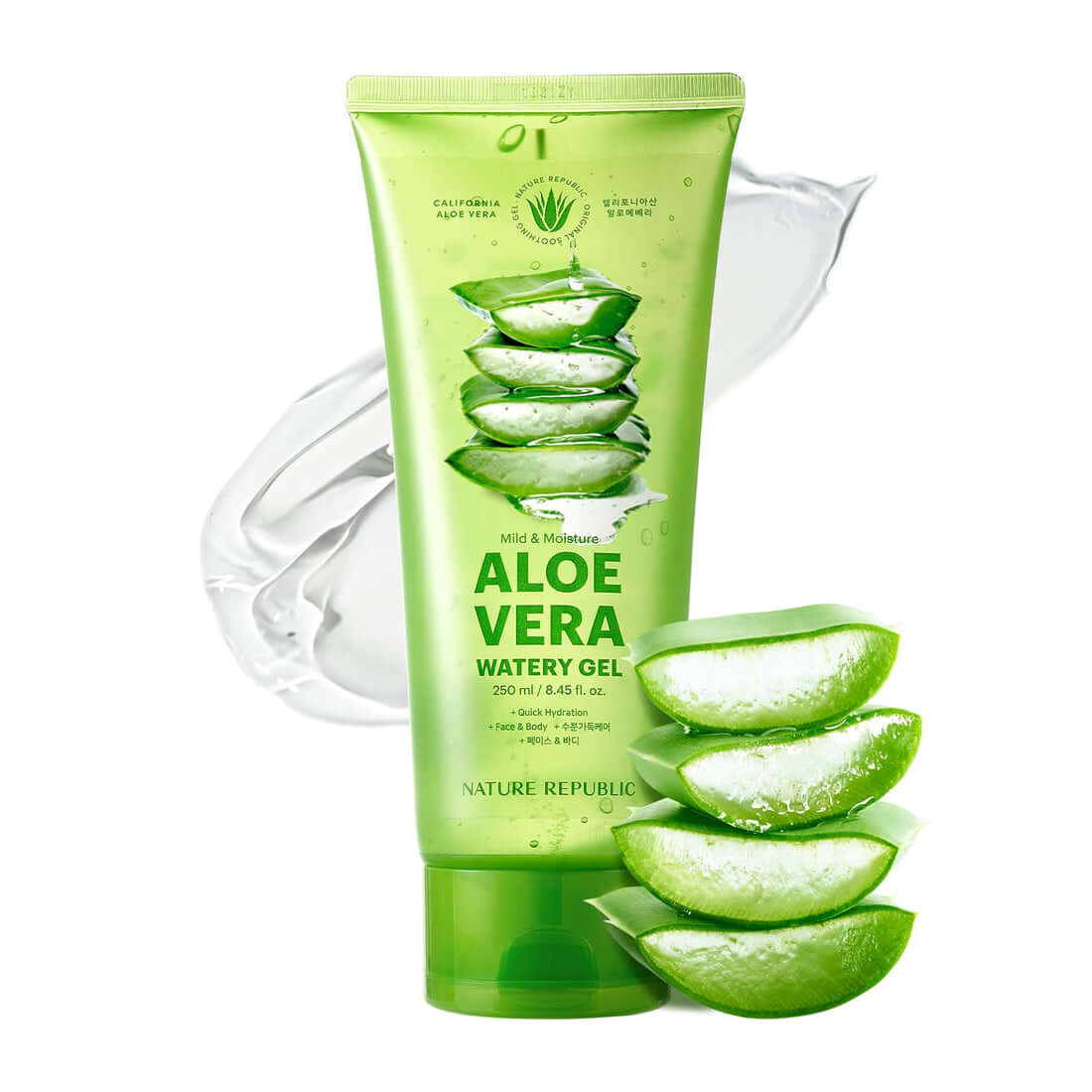 NATURE REPUBLIC Soothing & Moisture Aloe Vera 92% Soothing Gel Tube (250ml)