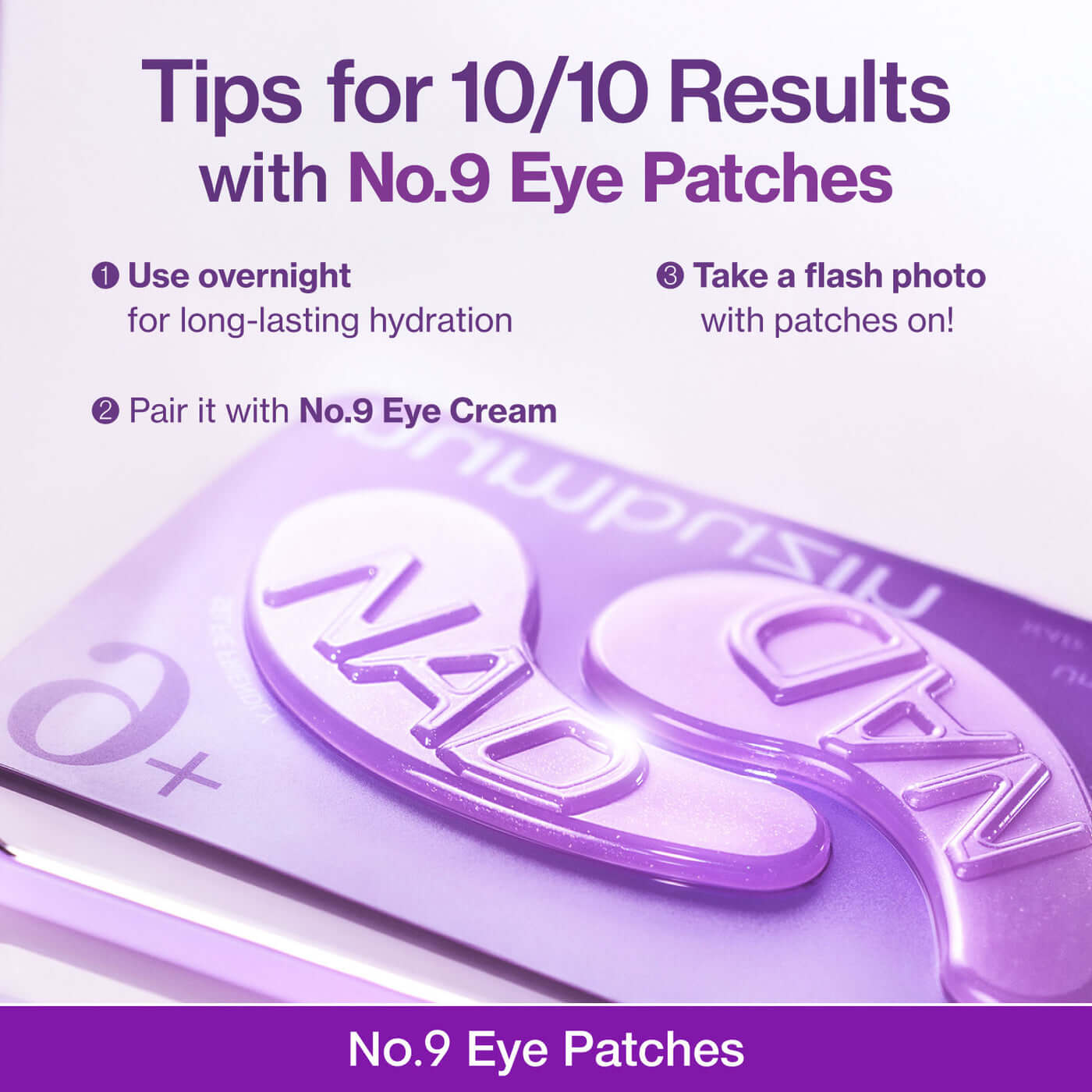 NUMBUZIN No.9 NAD+ Collagen Under Eye Patches (5 per box)
